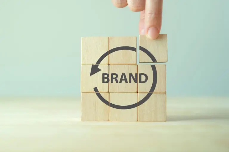 brand on wooden blocks