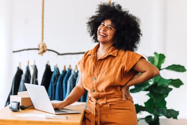 happy business owner