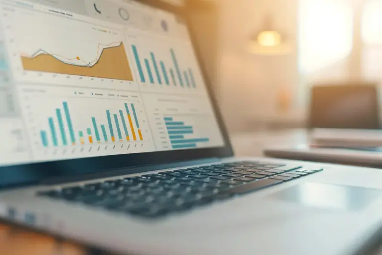 website traffic analytics on computer