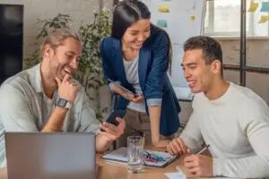 marketers collaborating