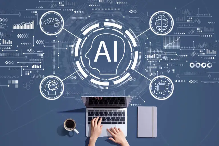 ai graphics by person searching on computer